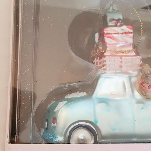 Jillian Harris X CANVAS Christmas Car Ride Glass Ornament NEW - Picture 8 of 11